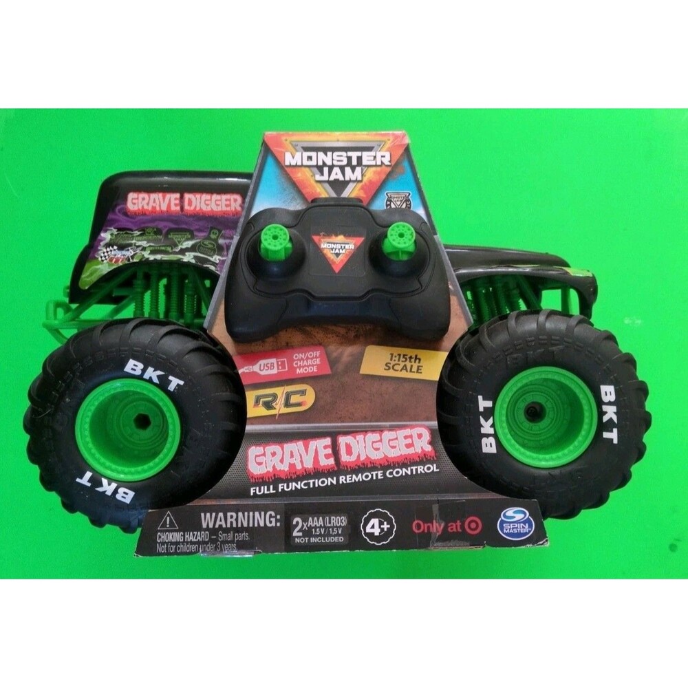 Monster Jam Grave Digger Remote Control RC Truck 1:15th Scale NIB